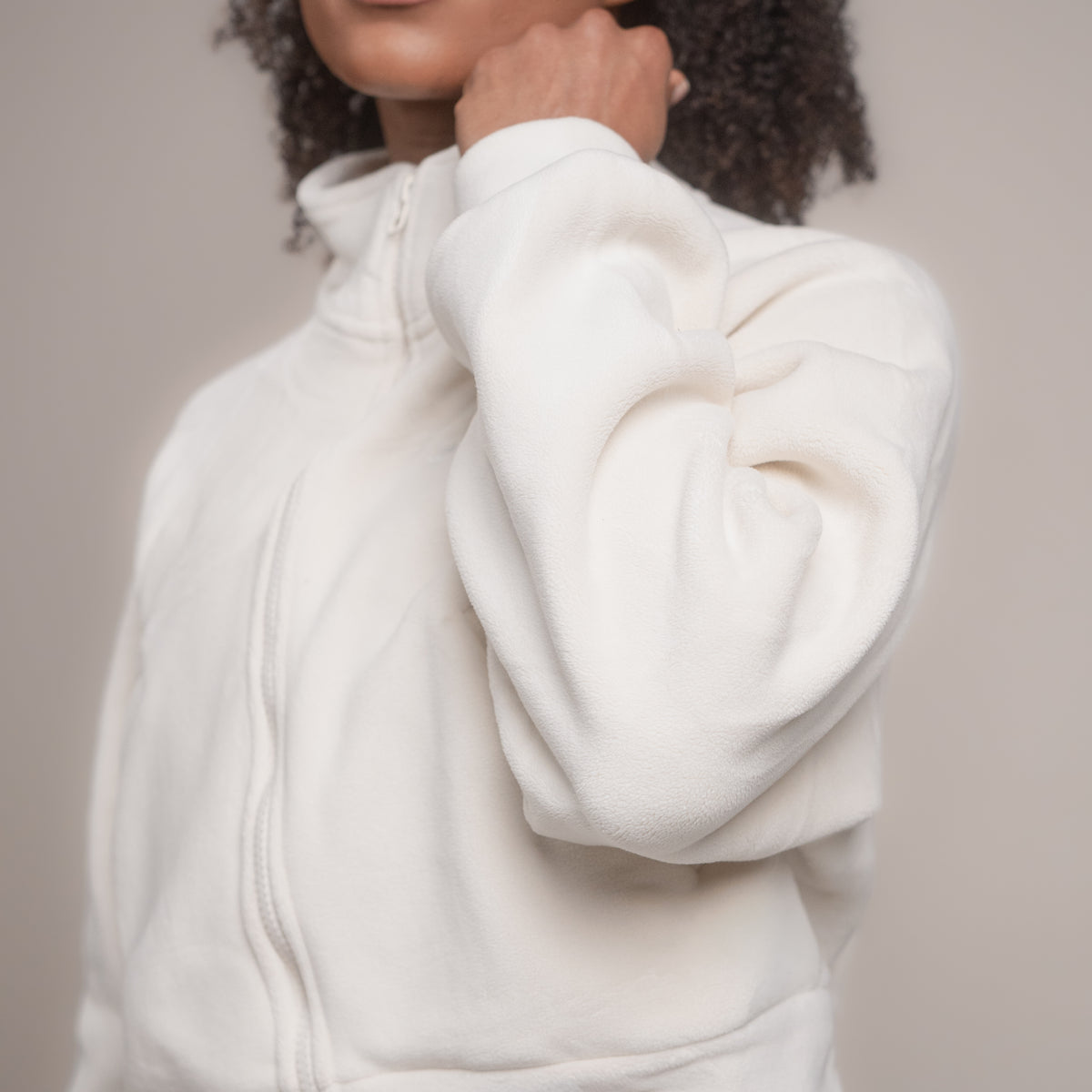 Lounge Teddy Crop Jacket